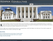 Tablet Screenshot of kemperconsult.com